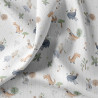 Printed Cotton CERADINO White / Green